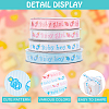   Baby Shower Ornaments Decorations Word Baby Printed Polyester Grosgrain Ribbons OCOR-PH0001-11-4