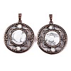 Natural Howlite Pendants G-Q158-03-03-1