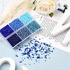 4500Pcs 6 Style 12/0 Glass Seed Beads SEED-YW0001-27C-6