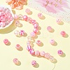 100Pcs Transparent & Opaque Acrylic Beads SACR-CJ0001-85-5