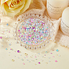 3 Sets Glass Half Round Cabochons GLAA-SC0002-63F-3
