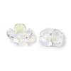 50Pcs Baking Paint Glass Bead Caps GLAA-FP0001-21-3