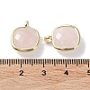 Natural Rose Quartz Pendants G-G012-09G-04-4