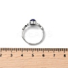 Natural Lapis Lazuli Finger Rings RJEW-A084-04P-10-5