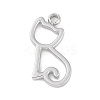 Non-Tarnish 304 Stainless Steel Charms STAS-L022-400P-1