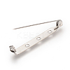 Tarnish Resistant 304 Stainless Steel Pin Brooch Back Bar Findings STAS-Q184-04-3