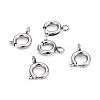 Non-Tarnish 304 Stainless Steel Spring Ring Clasps STAS-F224-02P-C-1