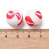 Food Grade Eco-Friendly Printed Silicone Beads SIL-A013-01A-03-3
