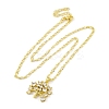 Brass Pave Clear Cubic Zirconia Pendant Necklaces for Women LS-NJEW-S430-03G-02-2