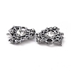 Rack Plating Alloy Glass Pendants LS-FIND-I037-37A-3