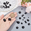 28Pcs 14 Styles Natural & Synthetic Mixed Gemstone Cabochons G-HY0001-59-3