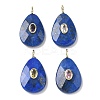 Dyed Natural Lapis Lazuli Pendants G-I391-04G-06-1
