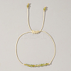 Natural Birthstone Braided Bead Bracelets for Women X-VA8051-8-1
