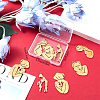 8Pcs 4 Style Rack Plating 304 Stainless Steel Pendants FIND-BBC0001-38-7