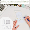 7Pcs Square & Rectangle Acrylic Stamp Block Stamping Tool Sets DIY-OC0012-70-6