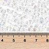 Transparent Colours Rainbow Glass Seed Beads SEED-K010-02-4