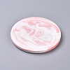 Marble Pattern Porcelain Cup Coasters AJEW-WH0121-52A-2