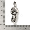 316 Surgical Stainless Steel Pendants STAS-Z073-104AS-3