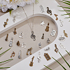 60Pcs 30 Styles Tibetan Style Alloy Pendants FIND-WR0012-37-4