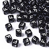 Opaque Acrylic Beads X-SACR-N002-01F-1
