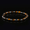 Natural Yellow Tiger Eye Beads Stretch Bracelet for Men IN5542-1