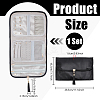 Rectangle PU Leather Envelope Travel Folding Rolls AJEW-WH0248-887A-2