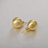 Round Ball Drawbench Brass Ear False Plugs for Women EJEW-G391-24A-G-1