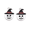 Halloween Theme Alloy Enamel Pendants ENAM-T020-08C-2