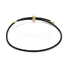 Adjustable PU Leather Cord Slider Bracelets BJEW-F412-05G-C-1