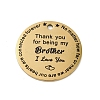 201 Stainless Steel Pendants STAS-R002-01G-12-1