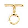 Rack Plating Brass Toggle Clasps KK-B036-17G-1