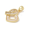 Shell Heart Pendants KK-P273-13G-2