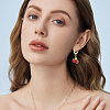 20Pcs Brass Hoop Earring Findings KK-BBC022-09B-7