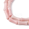Natural Pink Opal Beads Strands G-L624-G06-12x5mm-4