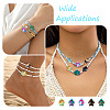 60Pcs 15 Styles Spray Painted Synthetic Turquoise Beads G-TA0002-19-9