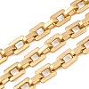 201 Stainless Steel Square Link Chains CHS-H118-17G-1