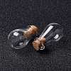 Glass Cork Bottles Ornament AJEW-O032-02F-3