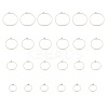 30Pcs 5 Size 316L Surgical Stainless Steel Hoop Earring Findings X1-STAS-ZZ0001-03G-2