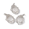 Natural Quartz Crystal Pendants G-P484-03P-07-1
