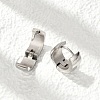 304 Stainless Steel Polishing effect Hoop Earrings EJEW-M001-29A-P-3