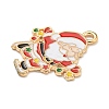 Christmas Theme Alloy Enamel Pendants ENAM-I060-01A-2
