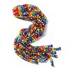 Electroplate & Gradient Color Glass Beads Strands LAMP-M023-01-2