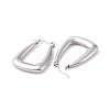 Non-Tarnish 304 Stainless Steel Hoop Earrings for Women EJEW-F287-07P-2