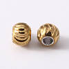 201 Stainless Steel Corrugated Beads STAS-S103-17B-G-2