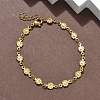 304 Stainless Steel Link Bracelets BJEW-Z132-02G-2