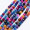 Natural Agate Beads Strands X-G-E469-12G-1
