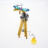 Iron Dragonfly Wind Chime Kit HJEW-TAC0008-02-2