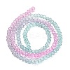 Transparent Painted Glass Beads Strands DGLA-A034-T2mm-A10-5