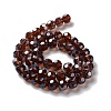Electroplate Glass Bead Strands EGLA-R015-8mm-18-6