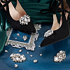4Pcs 2 Style Detachable Flower Glass Crystal Rhinestone Shoe Decoration FIND-HY0003-38-5